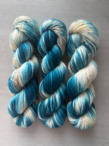 Where The Ocean Meets The Sand Artisan Hand Dyed Yarn