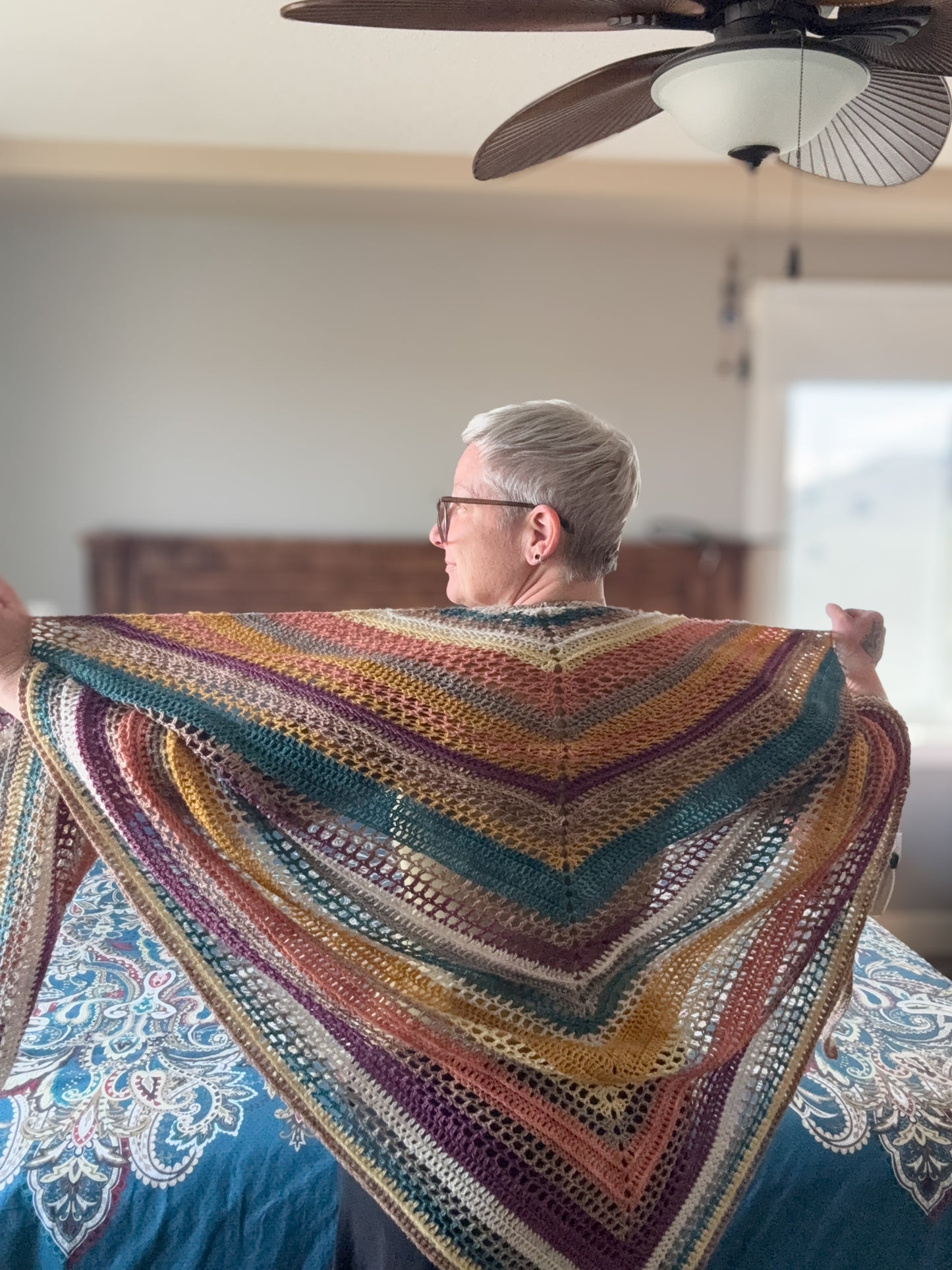 YOLO Shawl “Earthy” Pallet Yarn and PDF Pattern Kit