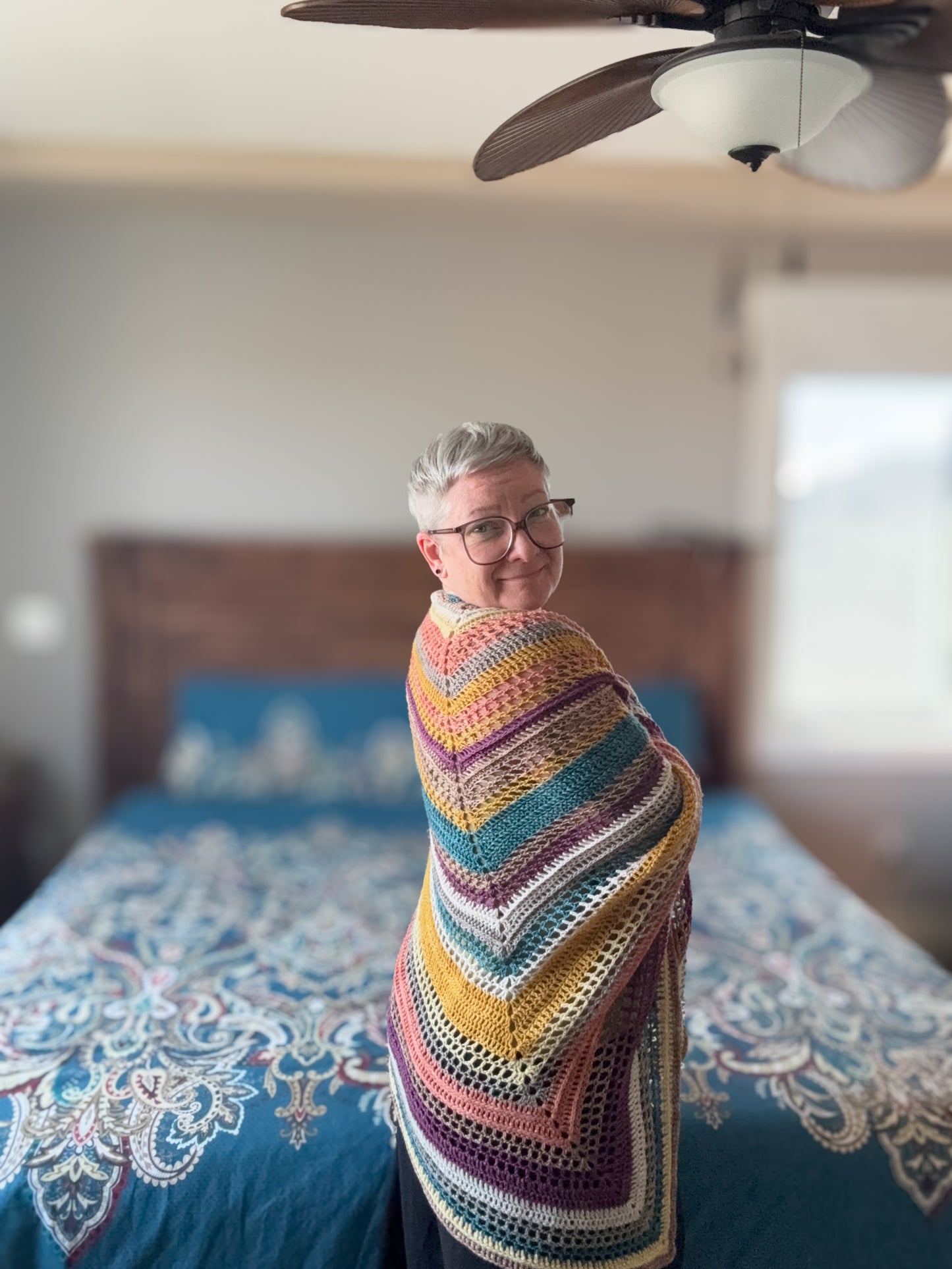 YOLO Shawl “Earthy” Pallet Yarn and PDF Pattern Kit