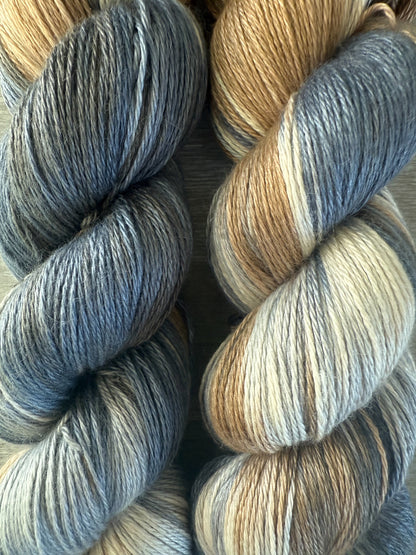 Amadora Artisan Hand Dyed SW Yak and Silk Light Fingering