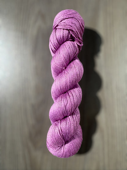 Yak and Silk Artisan Hand Dyed Light Fingering Weight Yarn