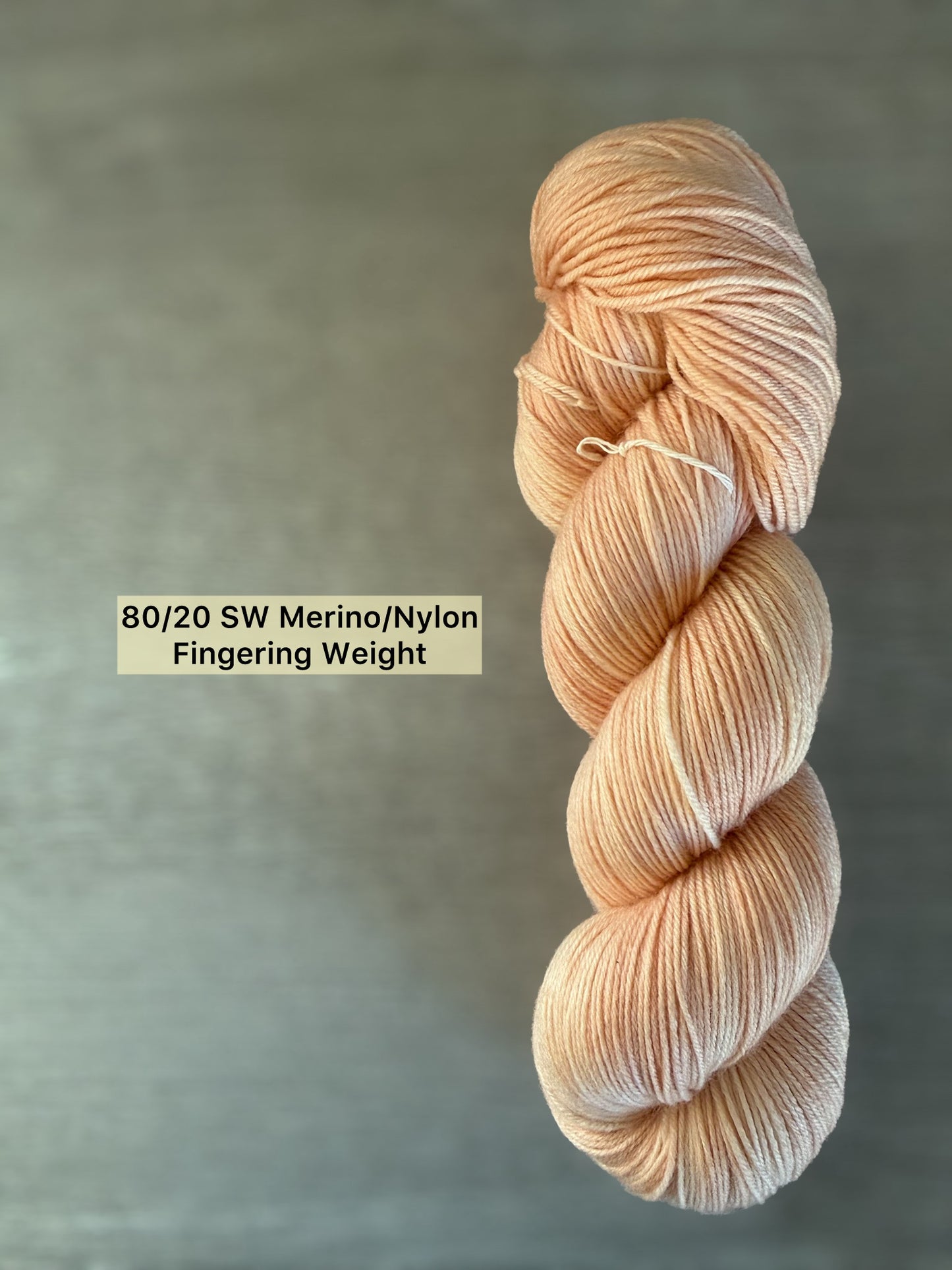 Apricot Clay Artisan Hand Dyed Merino Wool Yarn