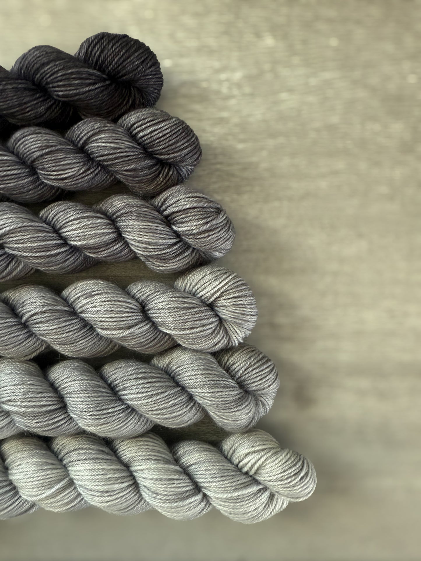 Ashes To Ashes Hand Dyed Mini Heap Fade Set