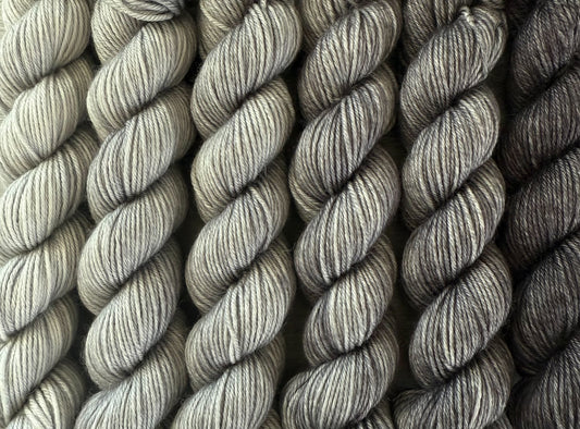 Ashes To Ashes Hand Dyed Mini Heap Fade Set