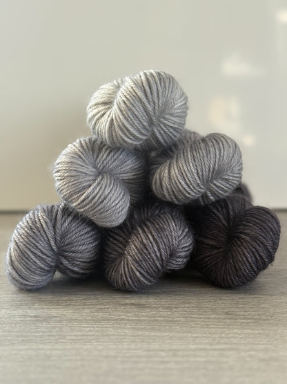 Ashes To Ashes Hand Dyed Mini Heap Fade Set