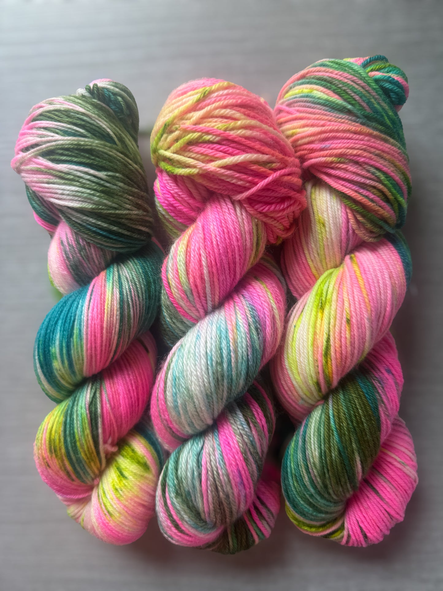 Barbie vs G.I. Joe Hand Dyed Merino Wool Yarn