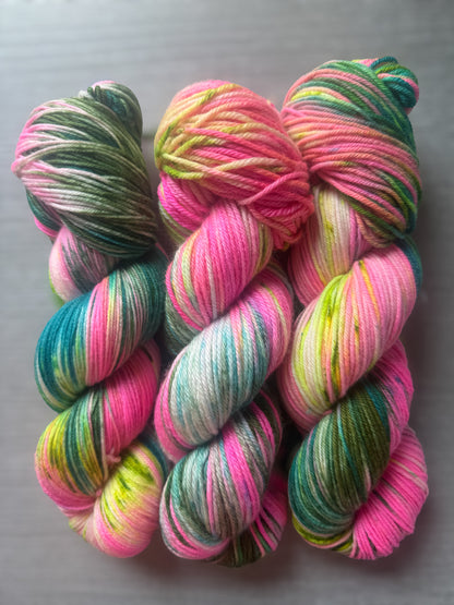 Barbie vs G.I. Joe Hand Dyed Merino Wool Yarn