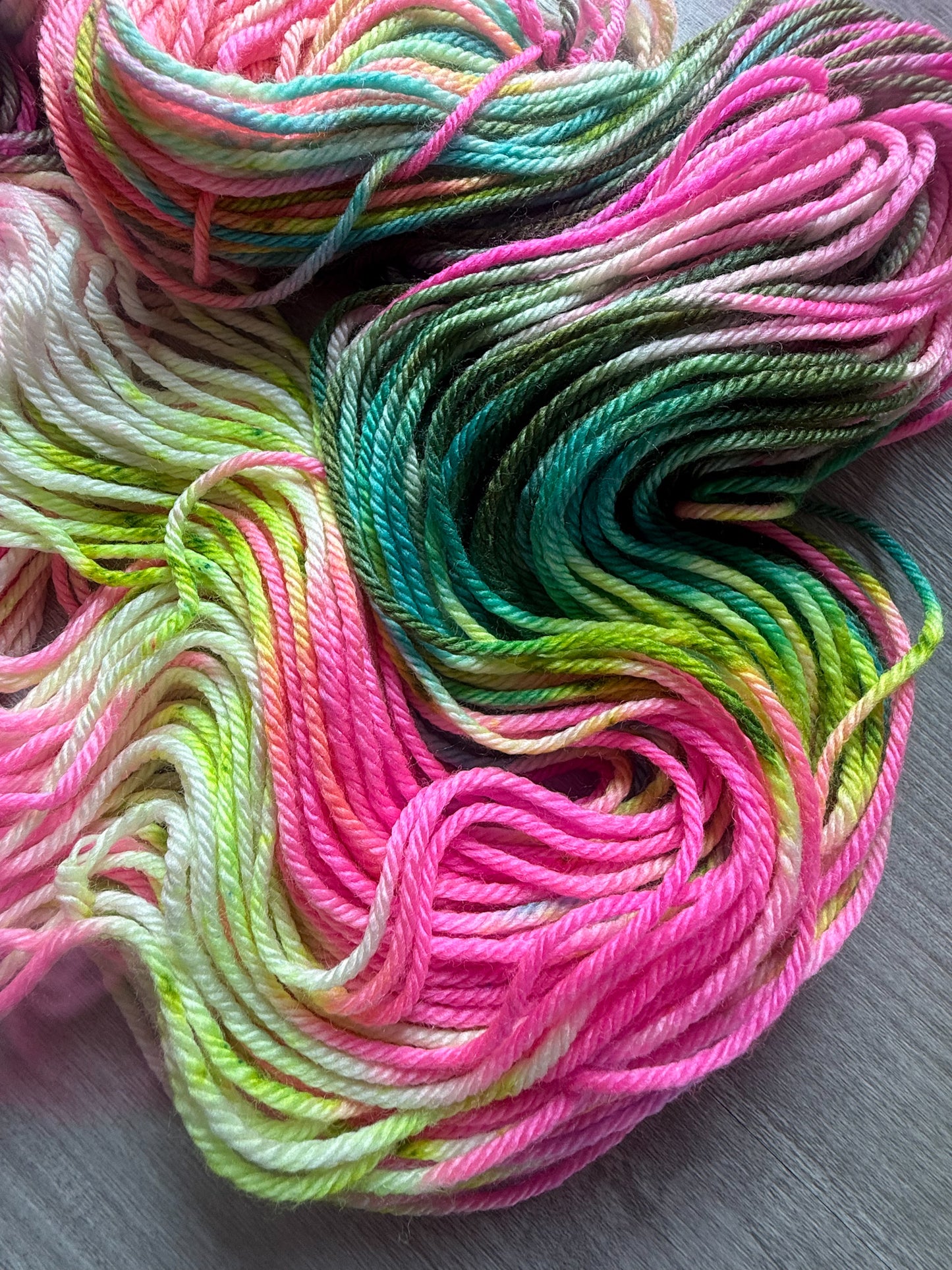 Barbie vs G.I. Joe Hand Dyed Merino Wool Yarn