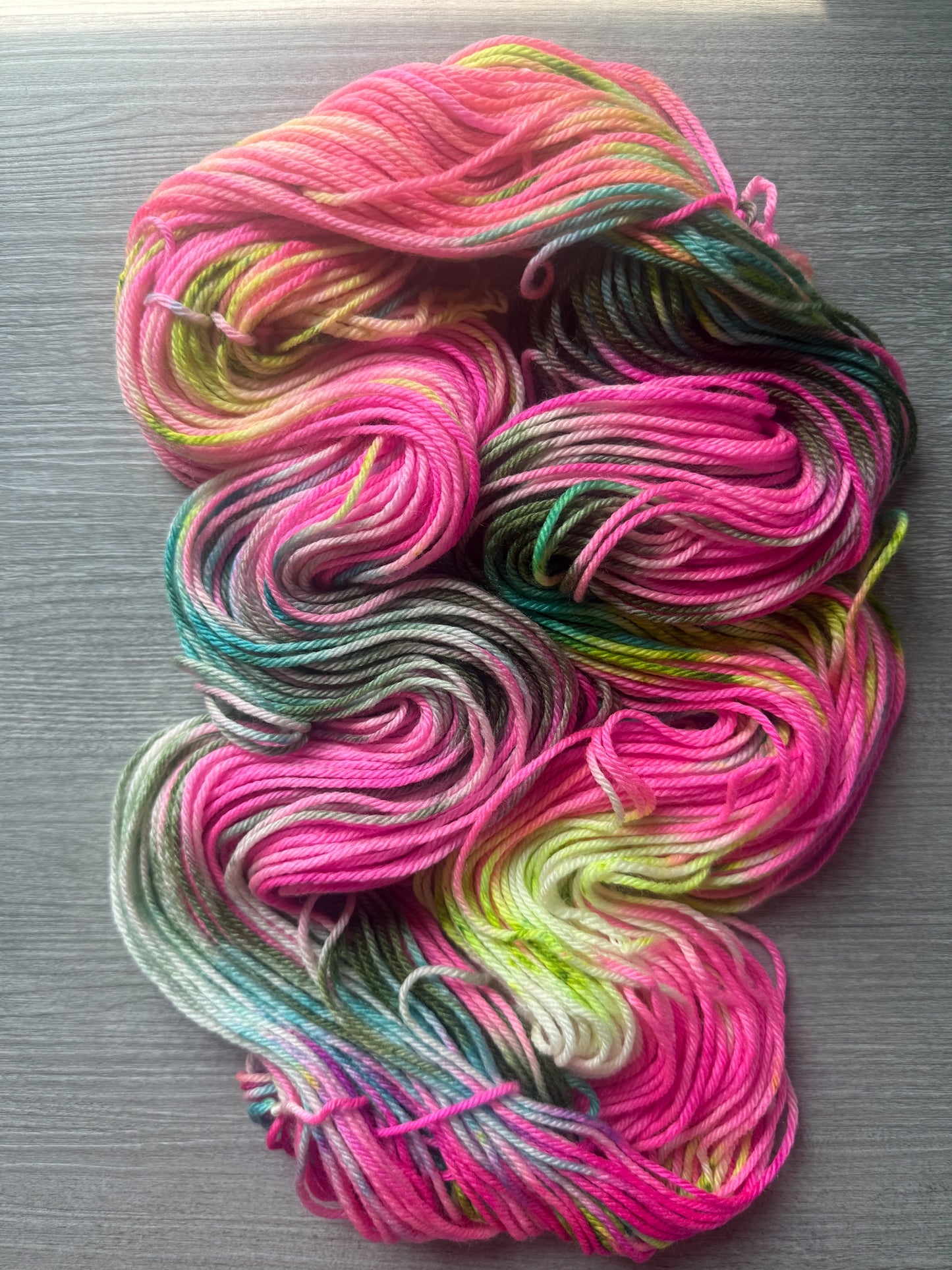 Barbie vs G.I. Joe Hand Dyed Merino Wool Yarn