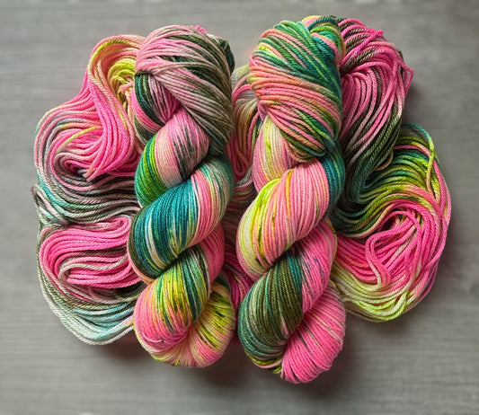 Barbie vs G.I. Joe Hand Dyed Merino Wool Yarn