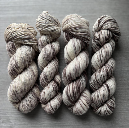 Birch Bark Artisan Hand Dyed Merino Wool Yarn