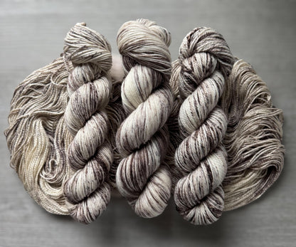 Birch Bark Artisan Hand Dyed Merino Wool Yarn