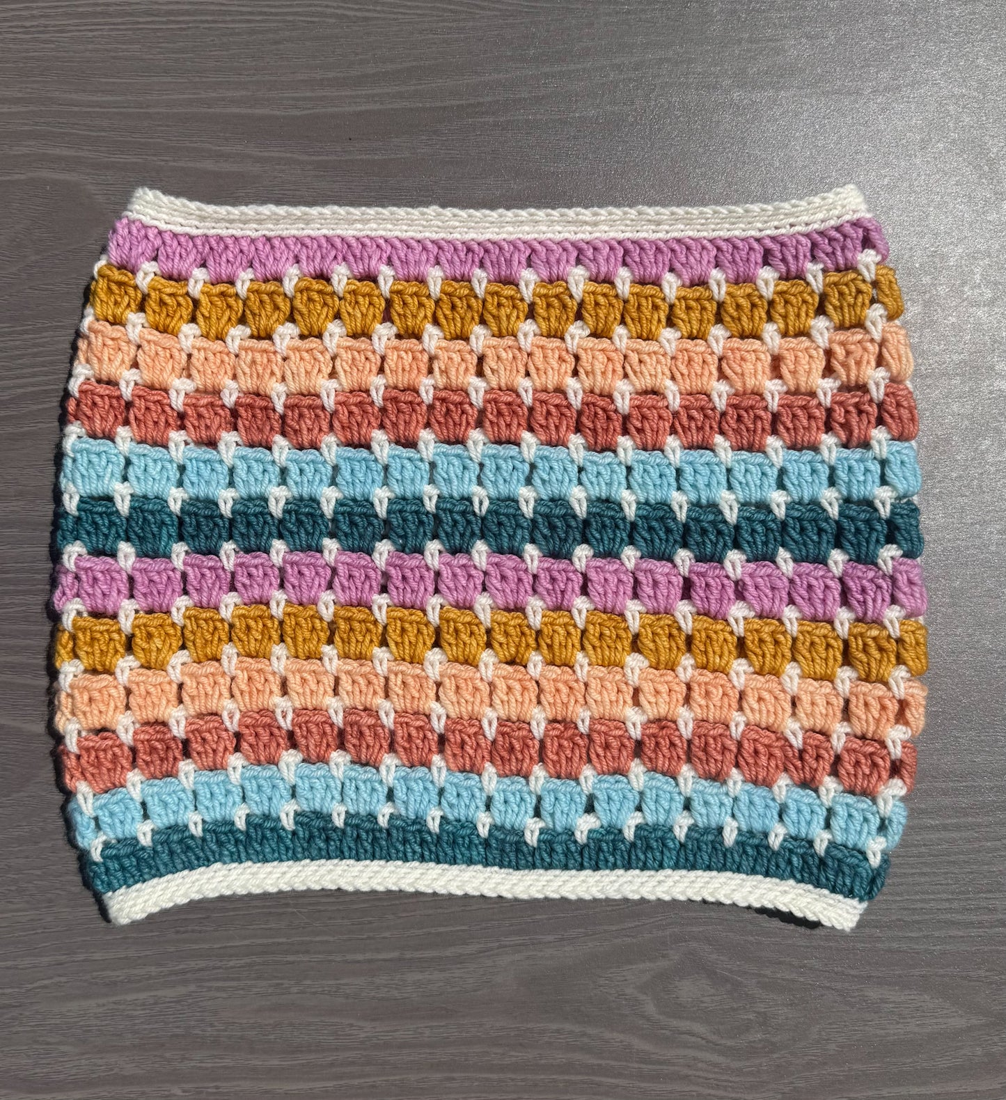 Block Stitch Crochet Cowl Pattern ONLY