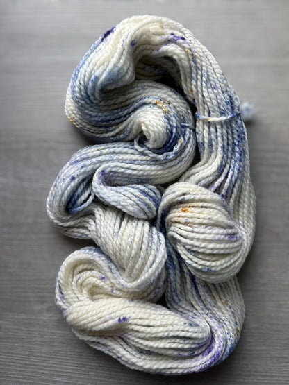 Blueberry Cheesecake Artisan Hand Dyed Bulky Chunky Merino Wool Yarn
