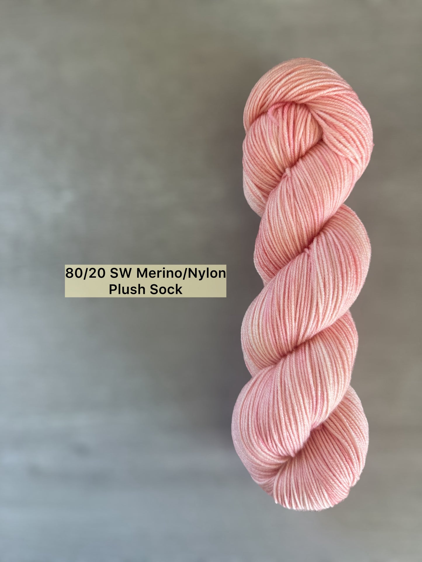 Blush Marbled Artisan Hand Dyed Merino Wool Yarn