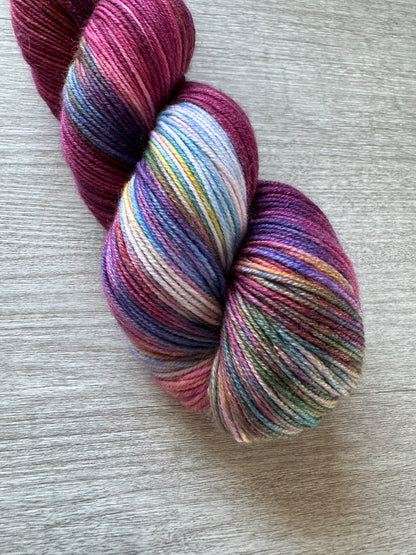 Carousel Horse Artisan Hand Dyed Merino Wool Yarn