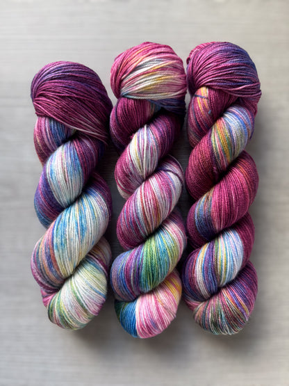 Carousel Horse Artisan Hand Dyed Merino Wool Yarn