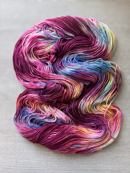 Carousel Horse Artisan Hand Dyed Merino Wool Yarn
