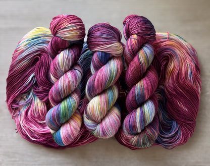 Carousel Horse Artisan Hand Dyed Merino Wool Yarn