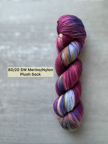 Carousel Horse Artisan Hand Dyed Merino Wool Yarn