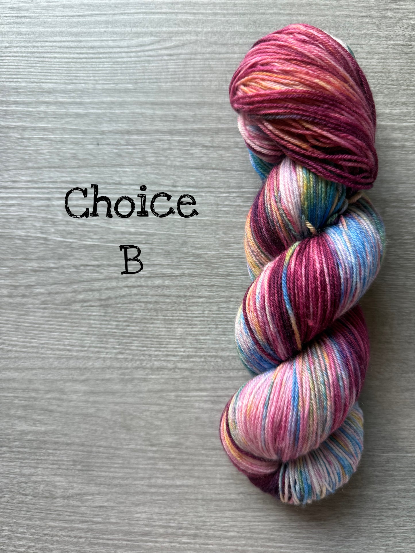 Carousel Horse Hand Dyed Merino Yarn - Ready To Ship