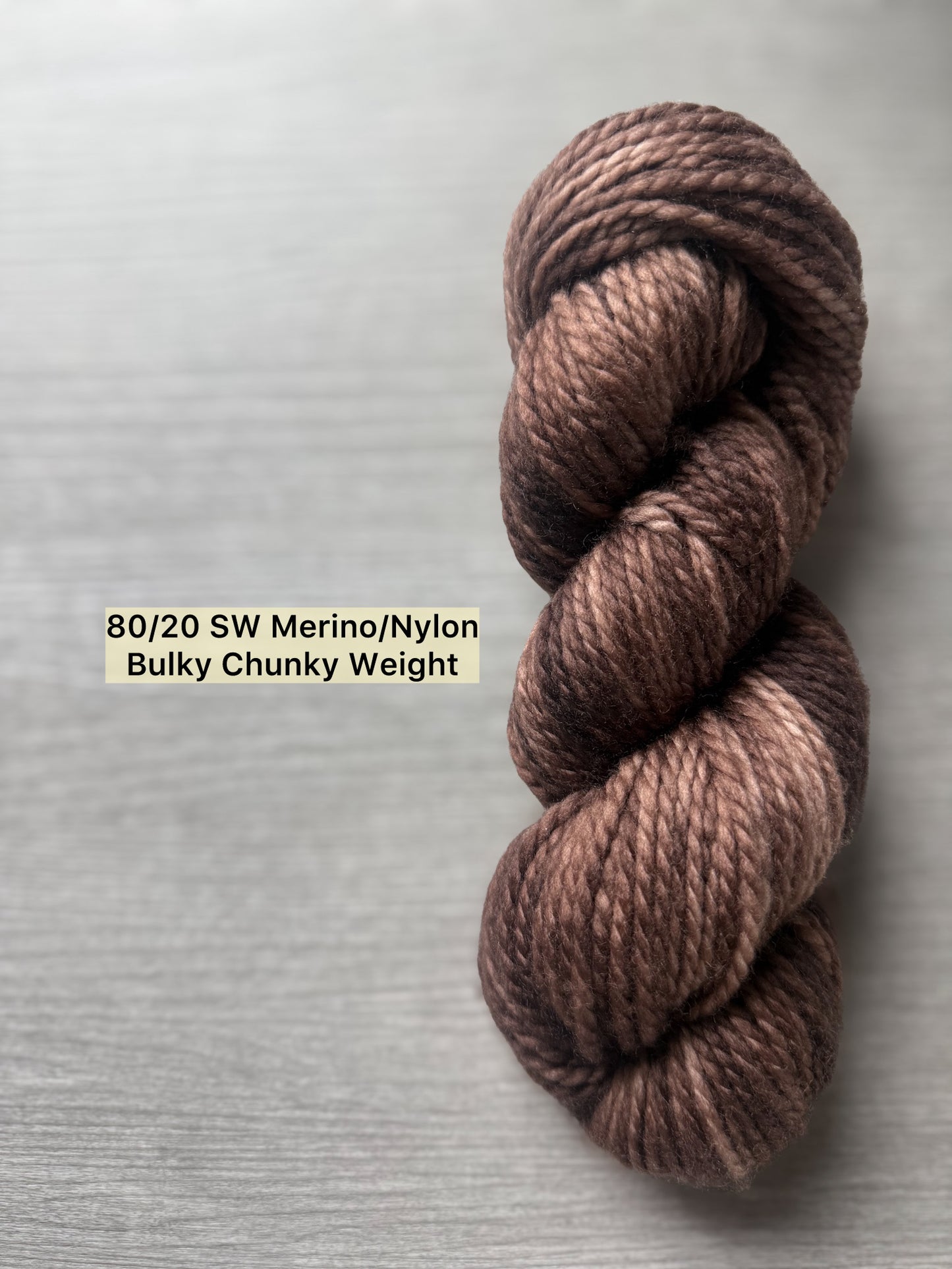 Castano Brown Artisan Tonal Hand Dyed Yarn