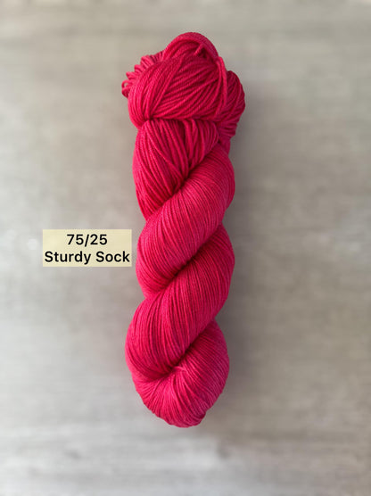 Cherries Jubilee Artisan Hand Dyed Merino Wool Yarn