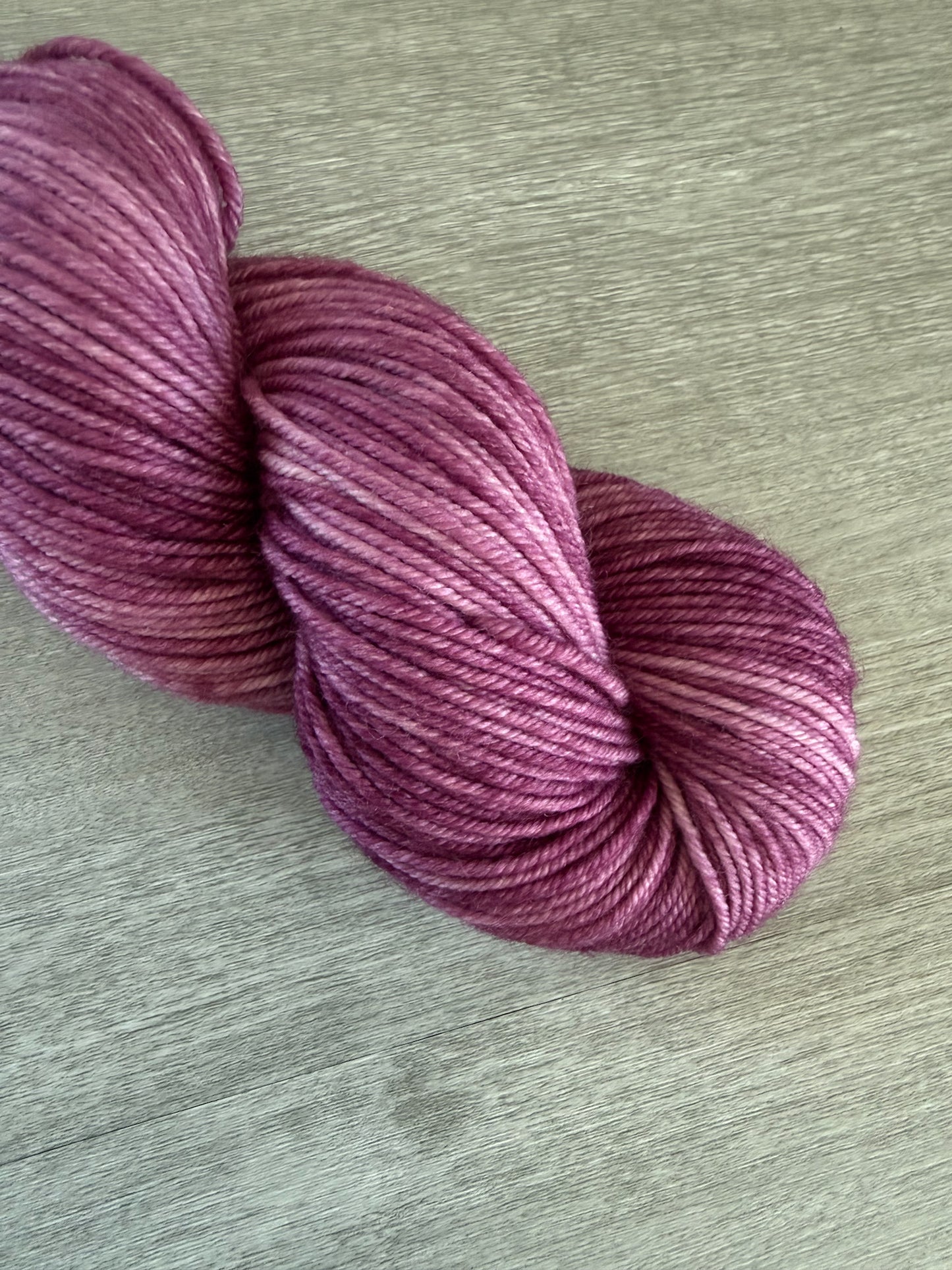 Claret Marbled Artisan Hand Dyed Merino Wool Yarn