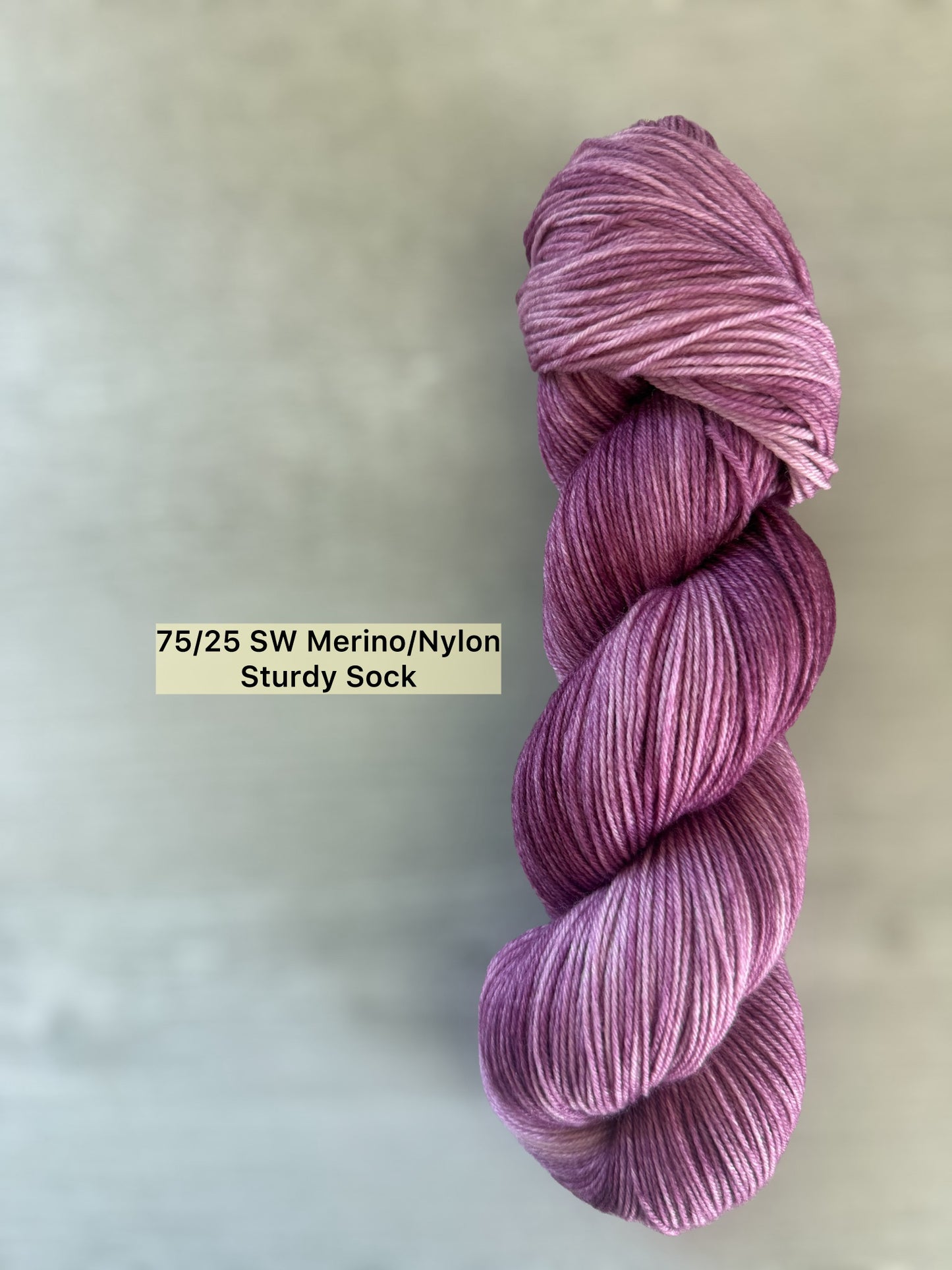 Claret Marbled Artisan Hand Dyed Merino Wool Yarn