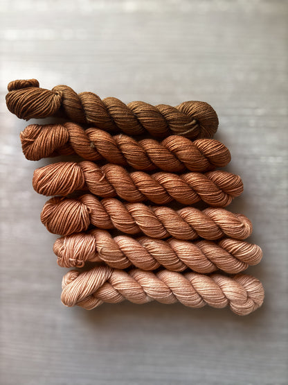 Clay Hand Dyed Mini Heap Fade Set