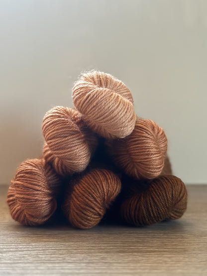 Clay Hand Dyed Mini Heap Fade Set