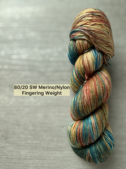 Cleopatra Artisan Hand Dyed Merino Wool Yarn