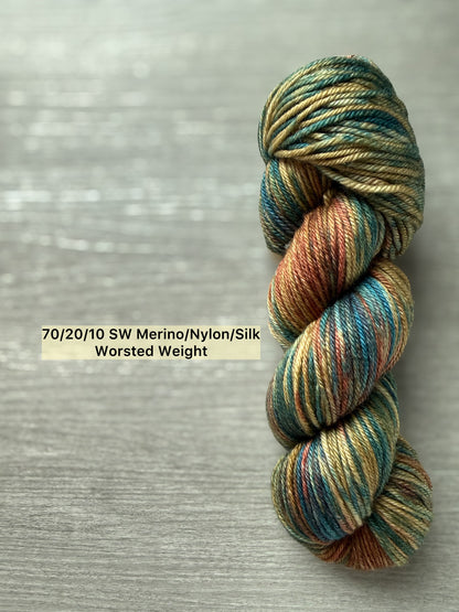 Cleopatra Artisan Hand Dyed Merino Wool Yarn
