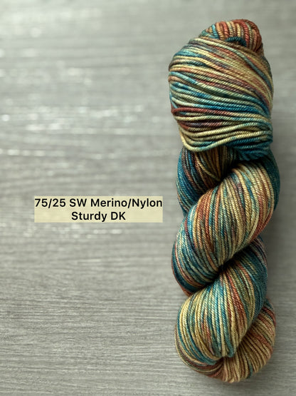 Cleopatra Artisan Hand Dyed Merino Wool Yarn