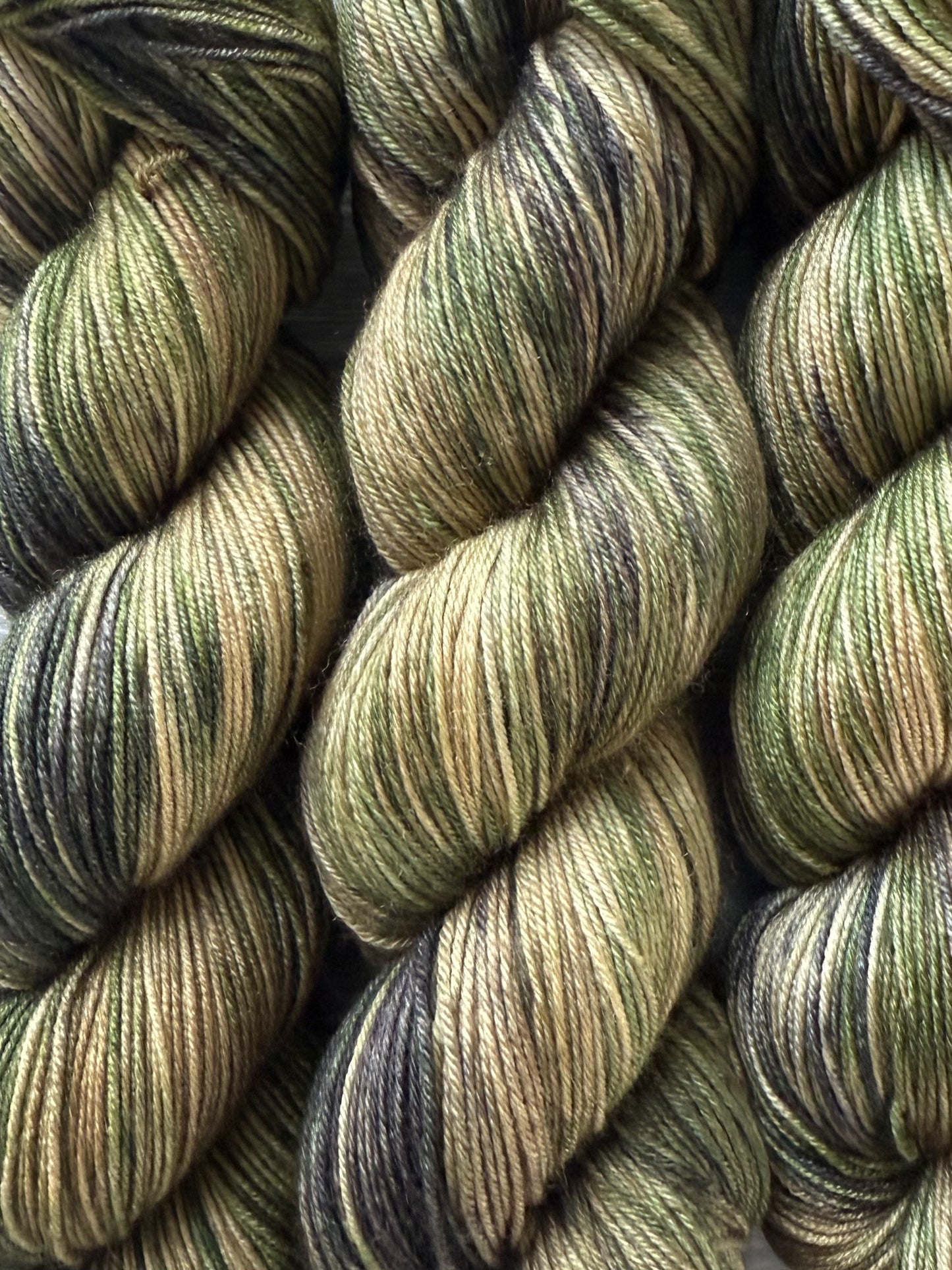 Cliche Camo Artisan Hand Dyed Merino Wool Yarn