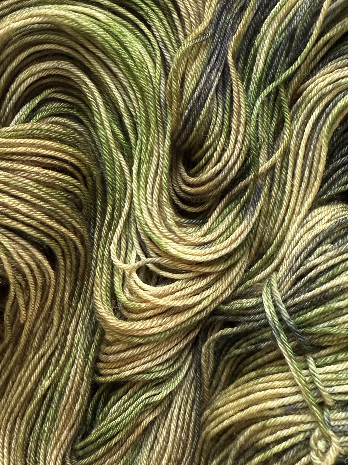 Cliche Camo Artisan Hand Dyed Merino Wool Yarn