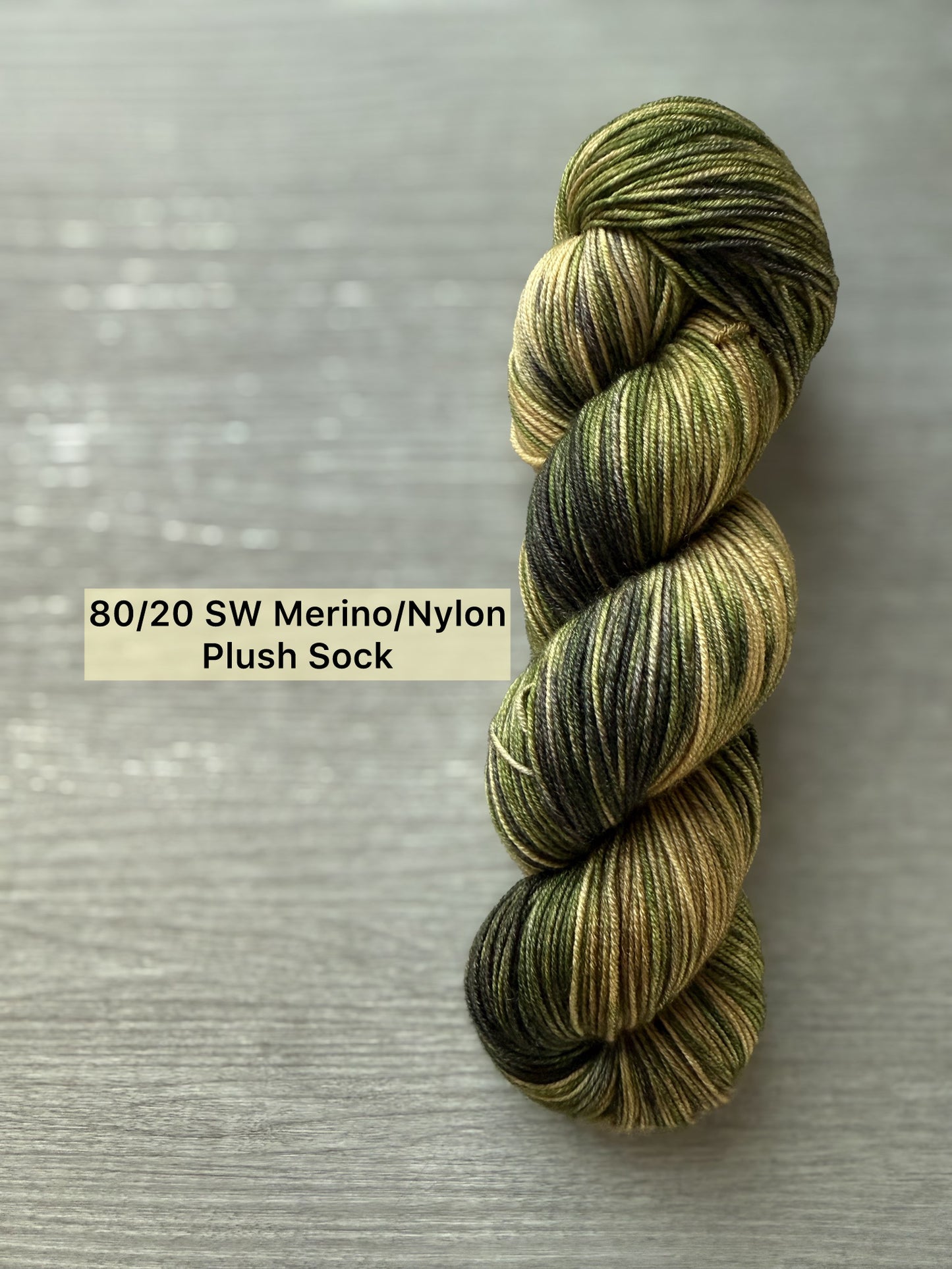 Cliche Camo Artisan Hand Dyed Merino Wool Yarn