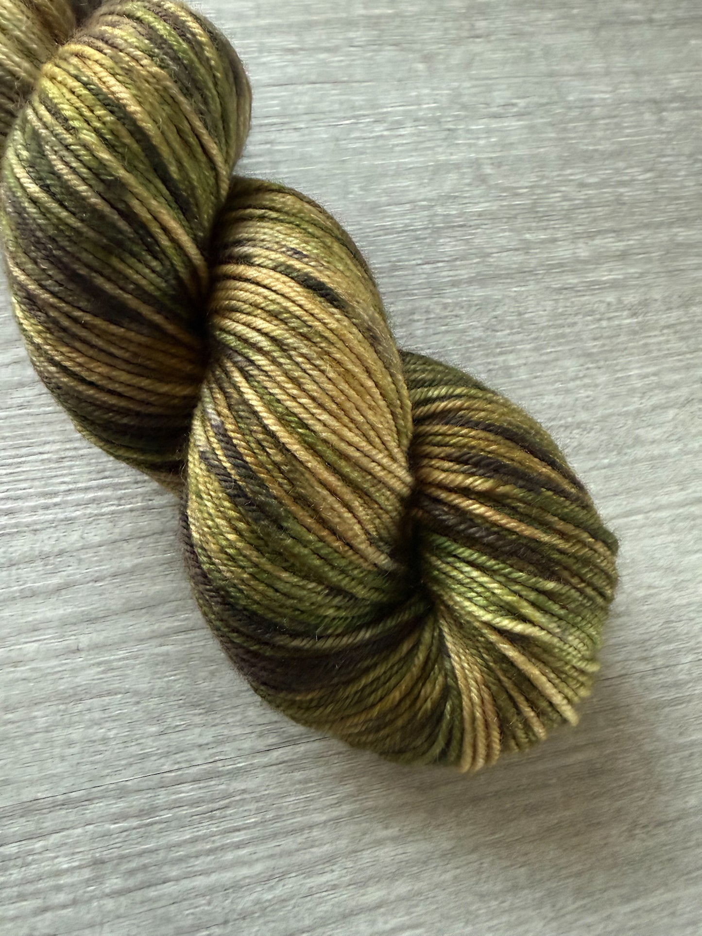 Cliche Camo Artisan Hand Dyed Merino Wool Yarn