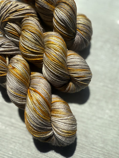 Colonel Dijon Artisan Hand Dyed Merino Wool Yarn