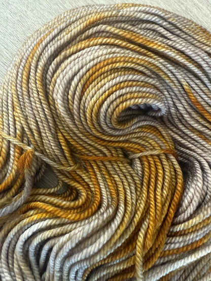 Colonel Dijon Artisan Hand Dyed Merino Wool Yarn