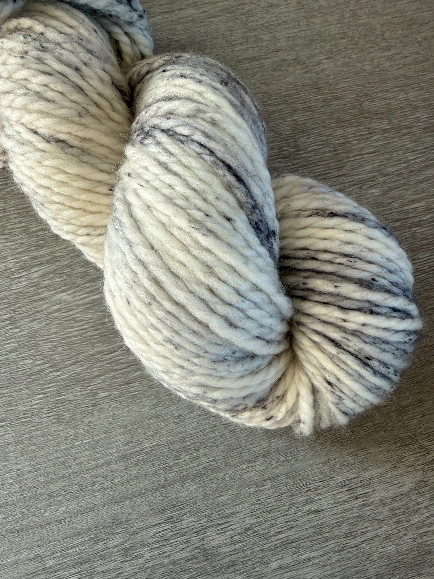 Cookies and Cream Artisan Hand Dyed Bulky Chunky Merino Wool Yarn
