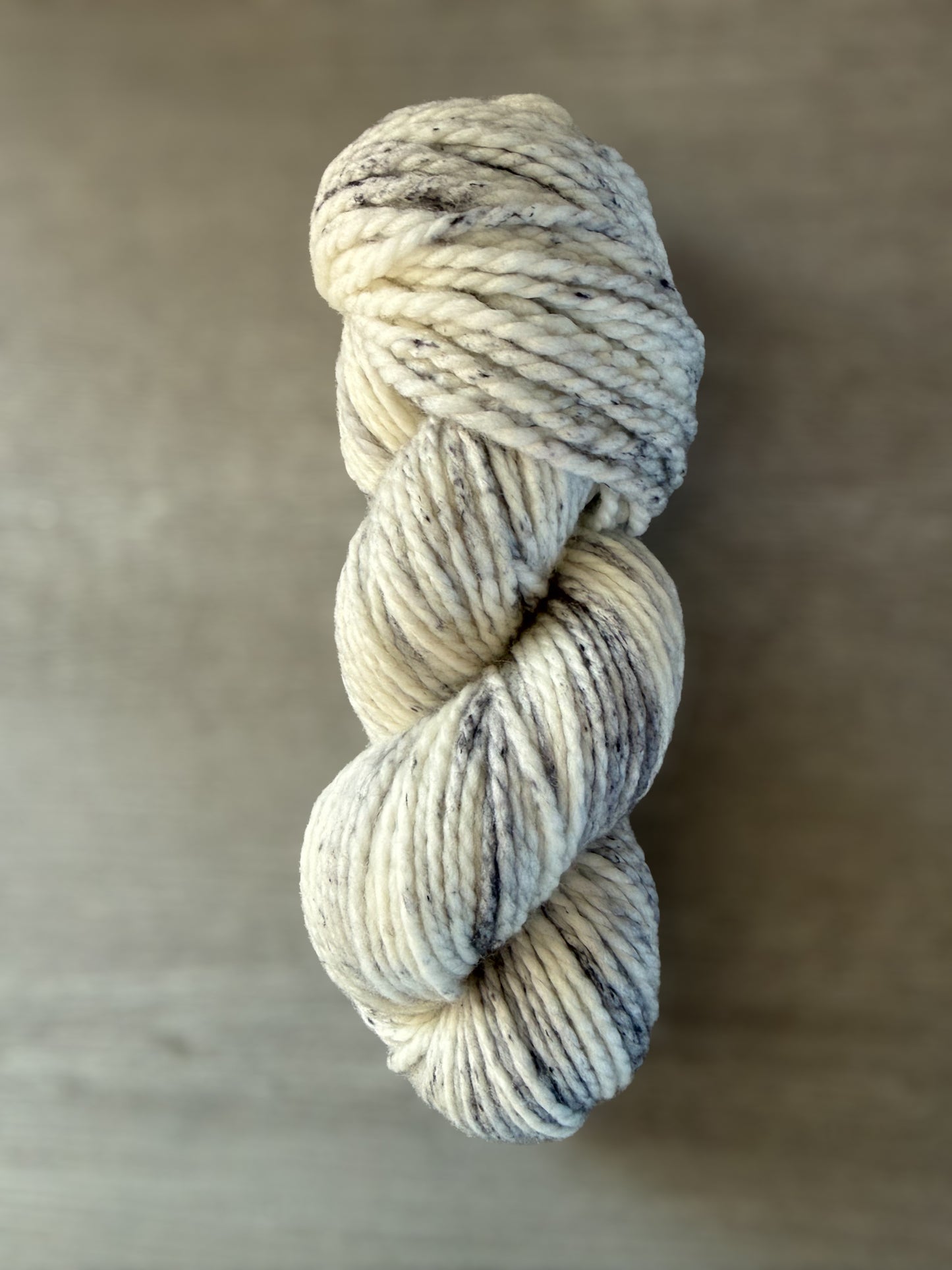 Cookies and Cream Artisan Hand Dyed Bulky Chunky Merino Wool Yarn