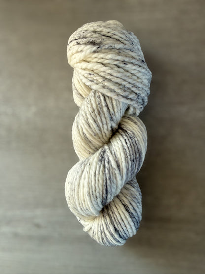 Cookies and Cream Artisan Hand Dyed Bulky Chunky Merino Wool Yarn