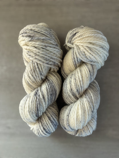Cookies and Cream Artisan Hand Dyed Bulky Chunky Merino Wool Yarn
