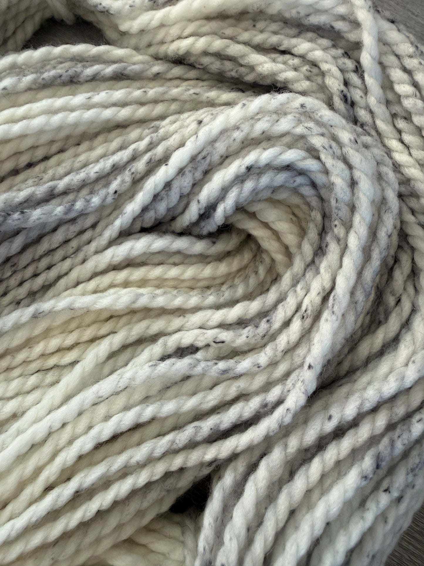 Cookies and Cream Artisan Hand Dyed Bulky Chunky Merino Wool Yarn