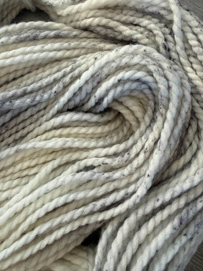 Cookies and Cream Artisan Hand Dyed Bulky Chunky Merino Wool Yarn