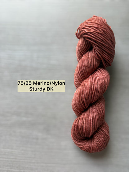 Copper Bottomed Artisan Hand Dyed Merino Wool Yarn