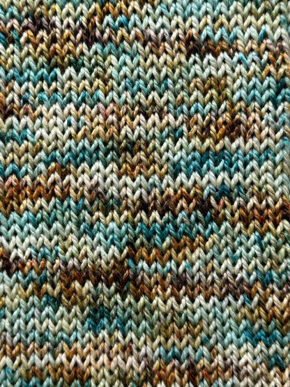 Copper Patina Artisan Hand Dyed Merino Wool Yarn
