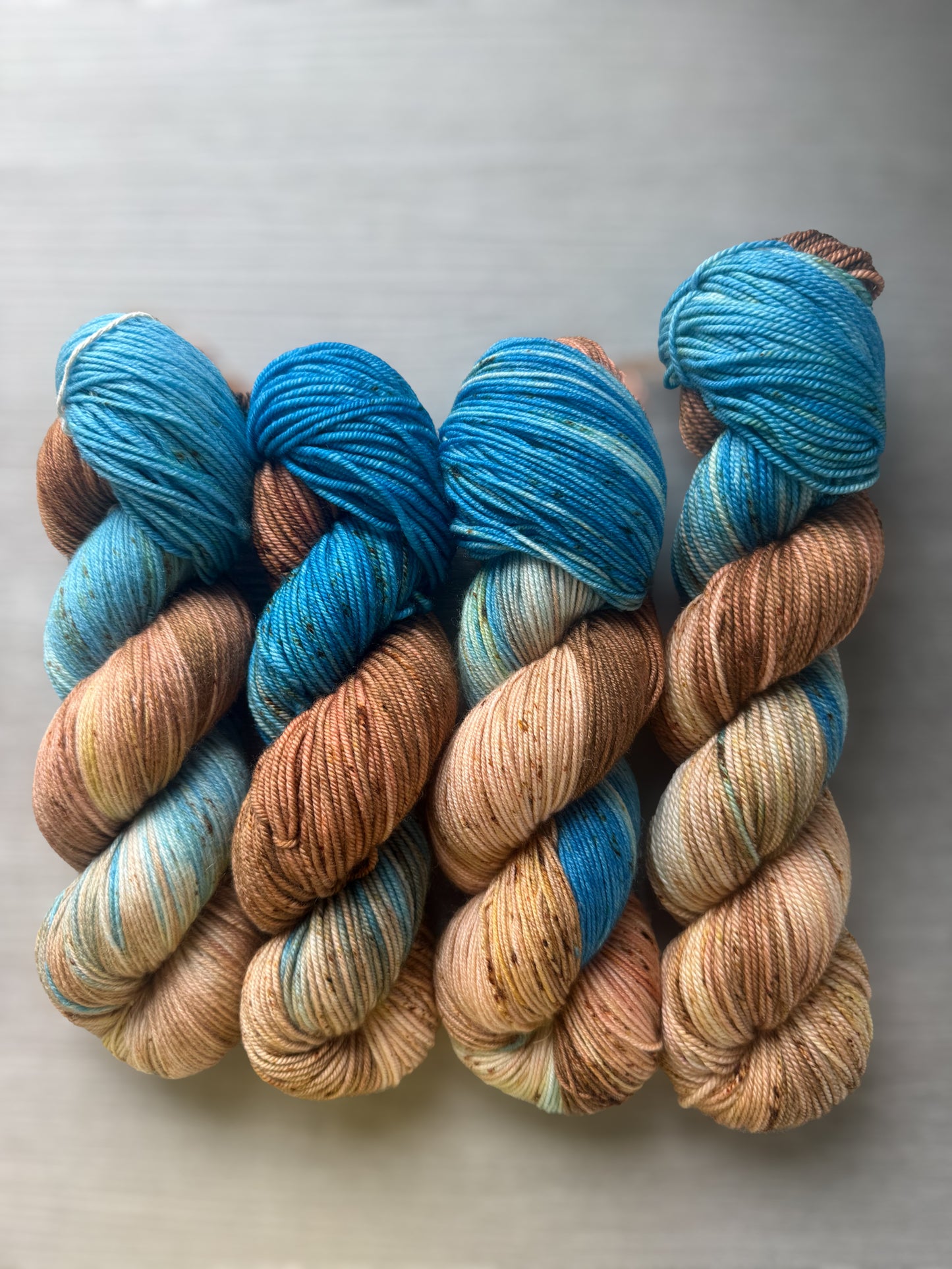 Daddy Took The T-Bird Away Artisan Hand Dyed Merino Wool Yarn
