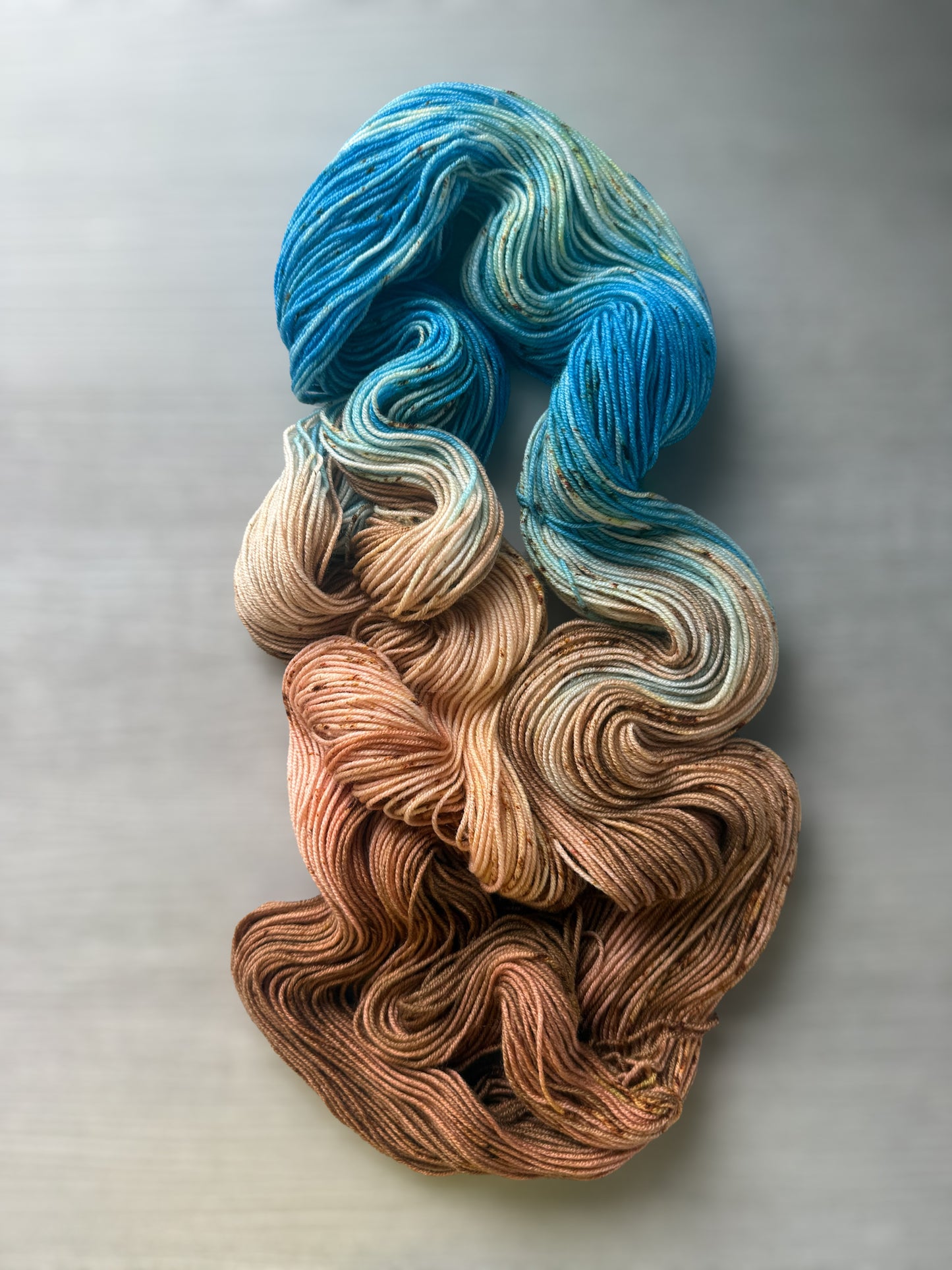 Daddy Took The T-Bird Away Artisan Hand Dyed Merino Wool Yarn